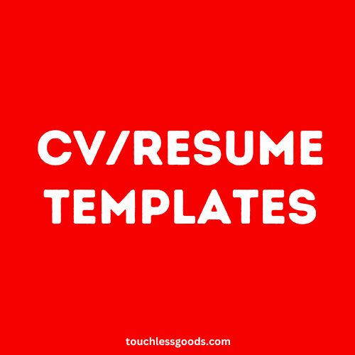 CV/Resume Templates Price In Bangladesh